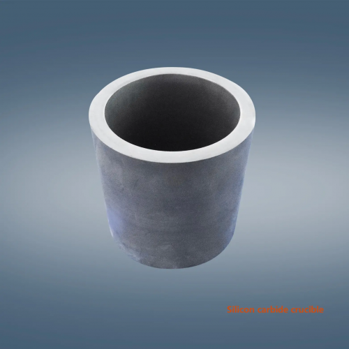 Silicon carbide crucible